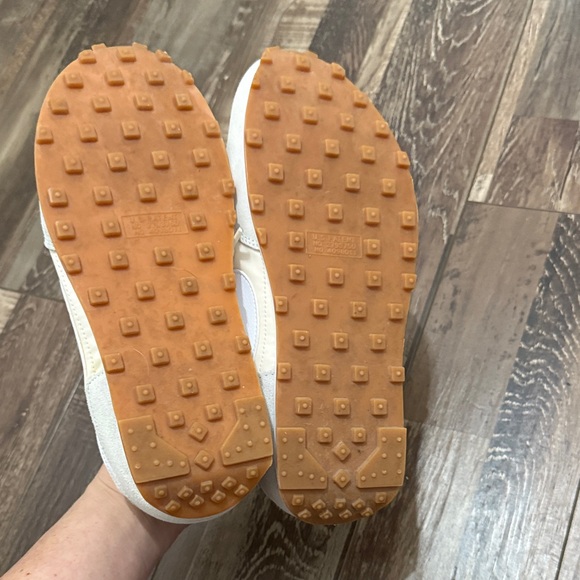 Nike Cream and Gray Retro Sneakers - Picture 5 of 5